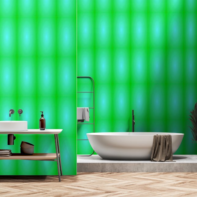 Groen Behang (Badkamer)