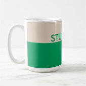 Groen beige - Natuurlijke reeks Koffiemok (Links)