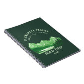 groen bergmeer Sunset Notitieboek (Rechterzijde)