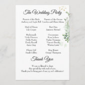 Groen Best Day Ever Programma Uitnodiging (Achterkant)