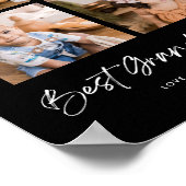 Groen Beste Oma Ooit Vier Foto'S Poster (Hoek)