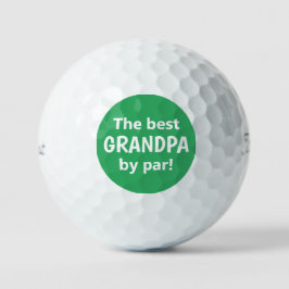 Groen Beste Opa Door Par Vaderdag Golfballen