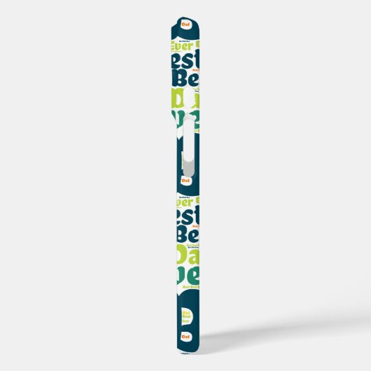 Groen Beste Papa Ooit iPhone / iPad Case (Achterkant / Links)