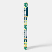 Groen Beste Papa Ooit iPhone / iPad Case (Achterkant / Rechts)