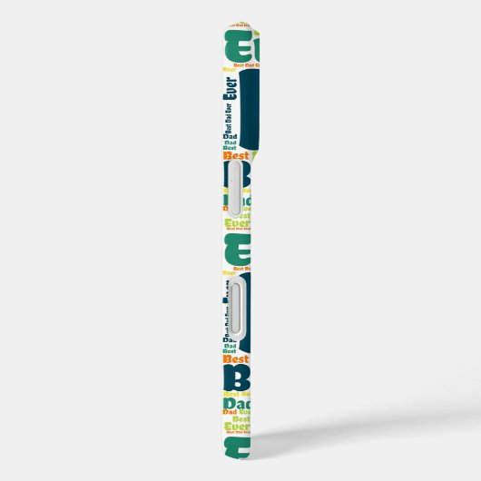 Groen Beste Papa Ooit iPhone / iPad Case (Achterkant / Rechts)