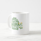 Groen betekent citaten koffiemok (Voorkant links)