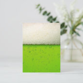 Groen Bier Close-up Briefkaart (Staand voorkant)