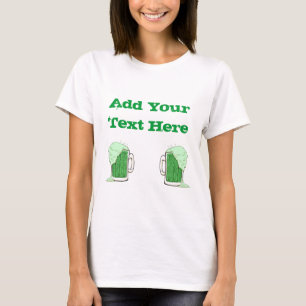 Groen Bier Custom Vrouwen T-shirt
