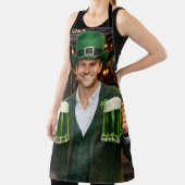 Groen Bier Iers All-Over Print Schort nummer 2 (Insitu)