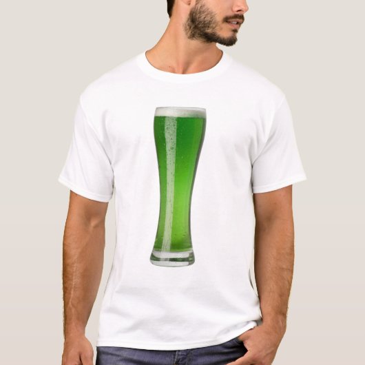 groen bier voor st . patricks dag t-shirt (Voorkant)