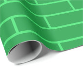 Groen bietconstructiepatroon cadeaupapier (Rol Hoek)