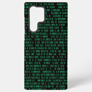 Groen Binair Numeriek Systeem Samsung Galaxy Hoesje