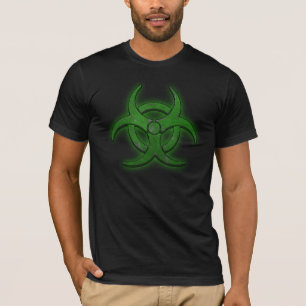 Groen biogevaar t-shirt