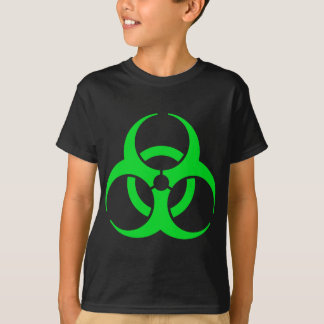 Groen biogevaar t-shirt