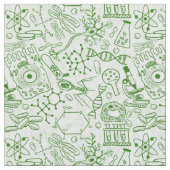 Groen biologisch patroon stof (Close Up)