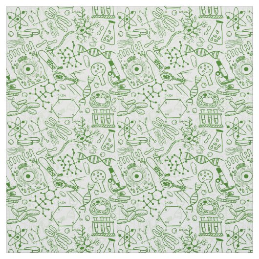 Groen biologisch patroon stof (Swatch)