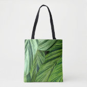 Groen Blad Abstract Tote Bag (Voorkant)