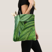 Groen Blad Abstract Tote Bag (Dichtbij)