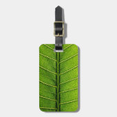 Groen blad bagagelabel (Voorkant verticaal)