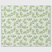 Groen Blad Cadeaupapier (Vlak)