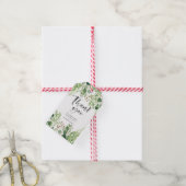 Groen blad dank u voor labels cadeaulabel (Met Touw)