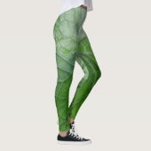 Groen blad detail leggings (Rechts)