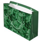 Groen blad (door William Morris) Groot Cadeauzakje (Achterkant Gekanteld)