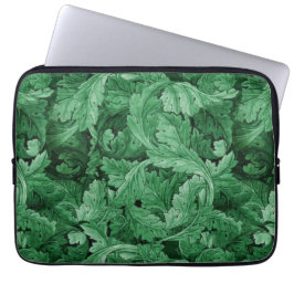 Groen blad (door William Morris) Laptop Sleeve