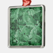 Groen blad (door William Morris) Metalen Ornament (Links)