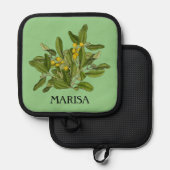 Groen blad Elegant Pannenlap (Voorkant / Achterkant)