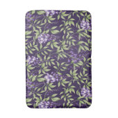 Groen blad en Wisteria Bloempatroon Badmat (Voorkant Verticaal)