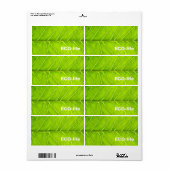 Groen blad etiket (Full Sheet)