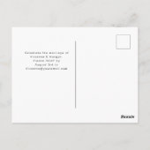 Groen blad gebladerte zwart goud bruiloft uitnodig briefkaart (Achterkant)