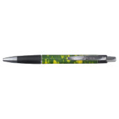 Groen Blad Geel Stippen Ontwerp Pen (Achterkant)