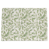  groen blad groot cadeauzakje (Voorkant)