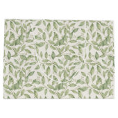  groen blad groot cadeauzakje (Achterkant)