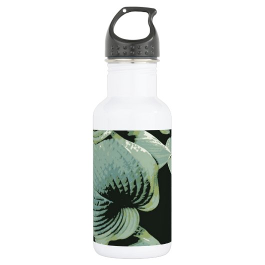 Groen Blad Hosta Waterfles (Voorkant)
