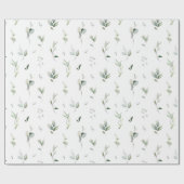 Groen Blad Inpakpapier (Vlak)