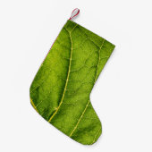 Groen blad kleine kerstsok (Voorkant (Hangend))