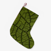 Groen blad kleine kerstsok (Voorkant (Hangend))