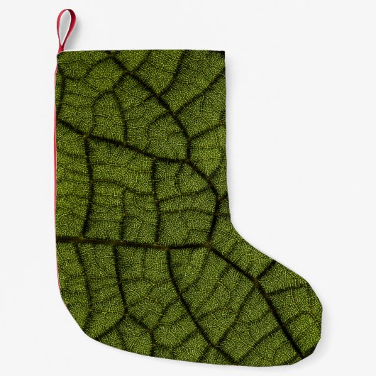 Groen blad kleine kerstsok (Voorkant)