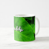 Groen blad koffiemok (Voorkant rechts)