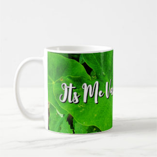 Groen blad koffiemok