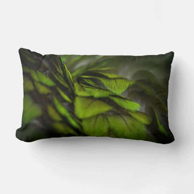 Groen blad kussen (Voorkant)