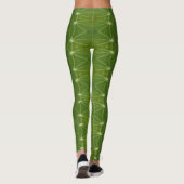 groen blad leggings (Achterkant)