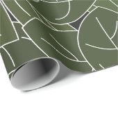 Groen Blad Loof Cadeaupapier (Rol Hoek)