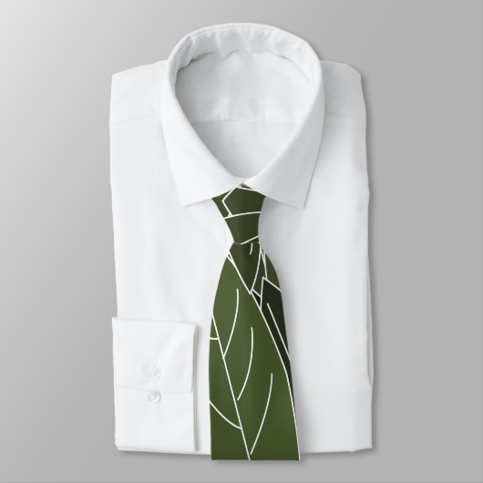 Groen Blad Loof Stropdas (Gebonden)