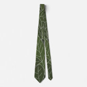 Groen Blad Loof Stropdas (Voorkant)