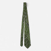 Groen Blad Loof Stropdas (Achterkant)