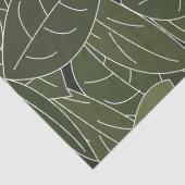 Groen Blad Loof Tissuepapier (Detail)